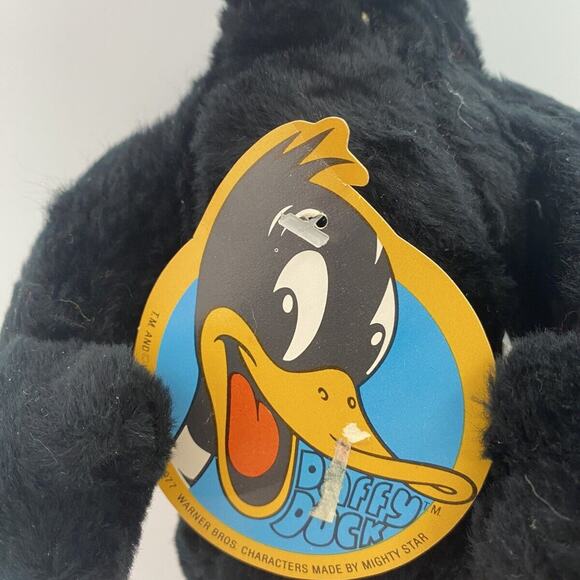 Daffy Duck Plush Toy 1977 Warner Bros w/ Tag 19" Vintage Stuffed Animal (I1) - Picture 12 of 12